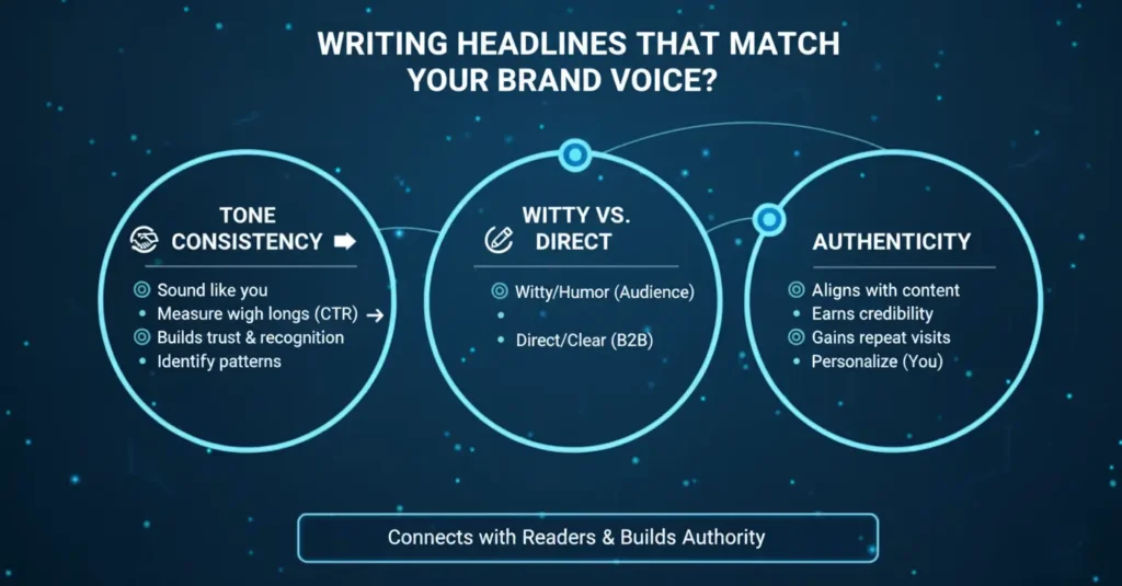 writing headlines that match your brand