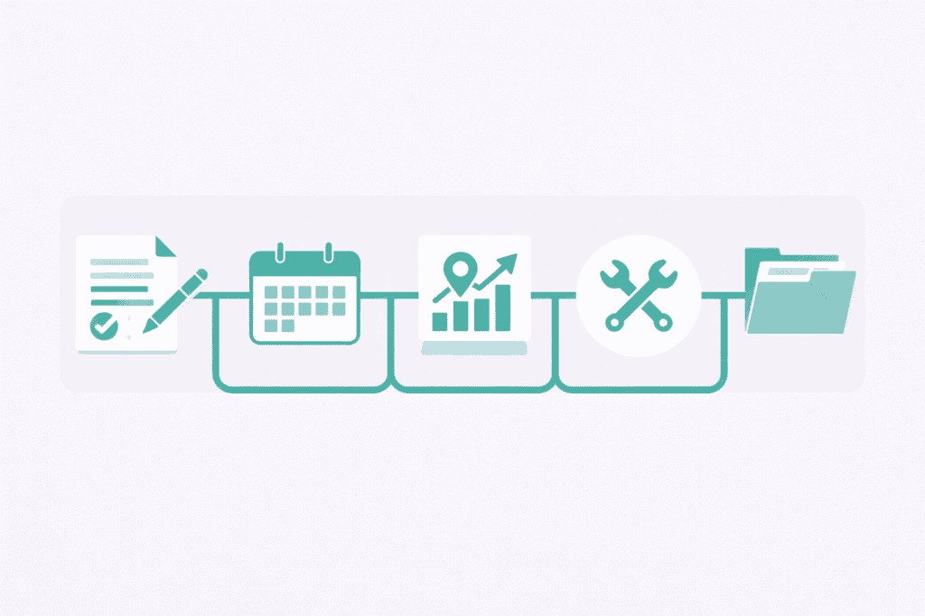 Business systems and operations workflow for freelancers